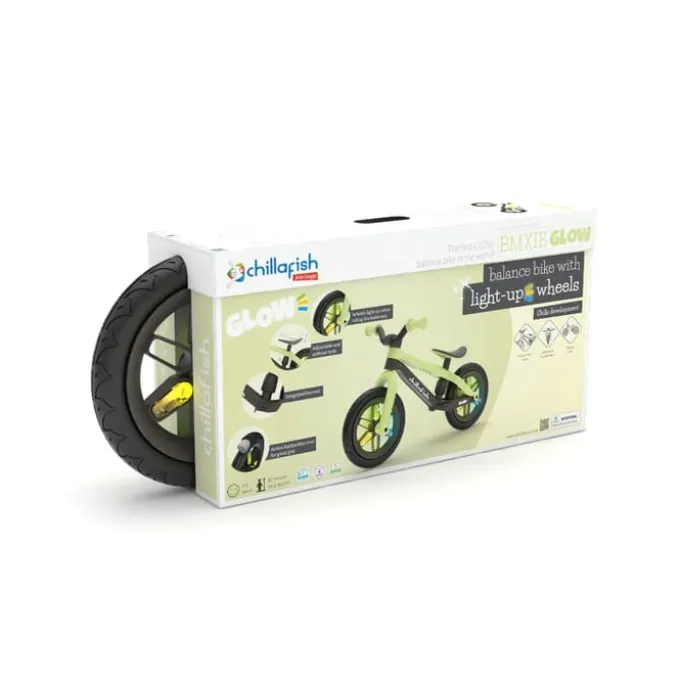 Løpesykkel BMXie GLOW - Pistacie (2-5 år)