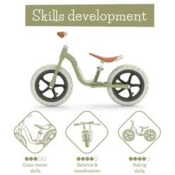 Løpesykkel Charlie LUX- Oliven (2-5 år)