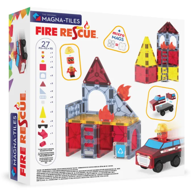 Magna-Tiles | Brannredningsaksjon, 27 deler
