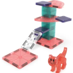 Magna-Tiles | Kattenes lille kloretre, 13 deler