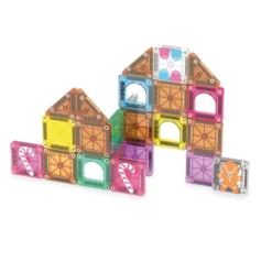 Magna-Tiles | microMAGS Pepperkakehus, 24 stk.