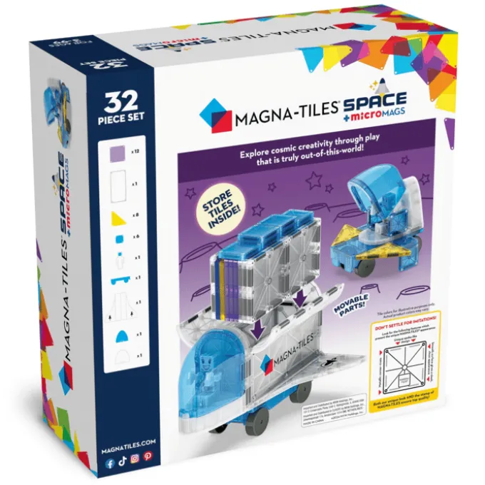 Magna-Tiles | Verdensrommet, 32 stk