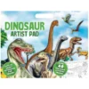 Malebok A3 inkl. klistremerker - Dinosaurer