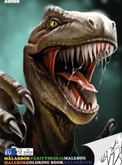 Malebok - Dinosaurer, 36 sider