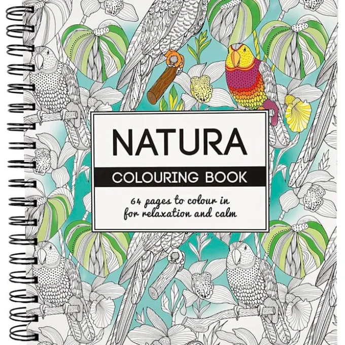 Malebok Mindfulness - Natur, 64 sider