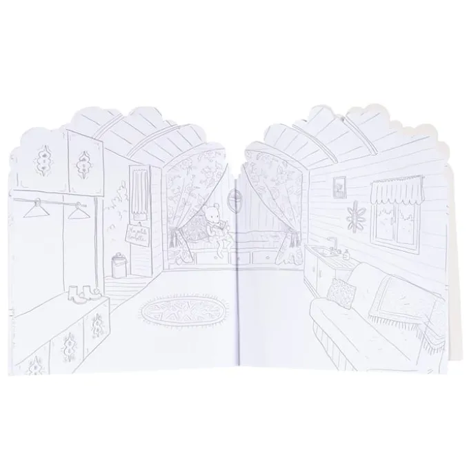 Malebok 20 sider, inkl. 160 klistremerker