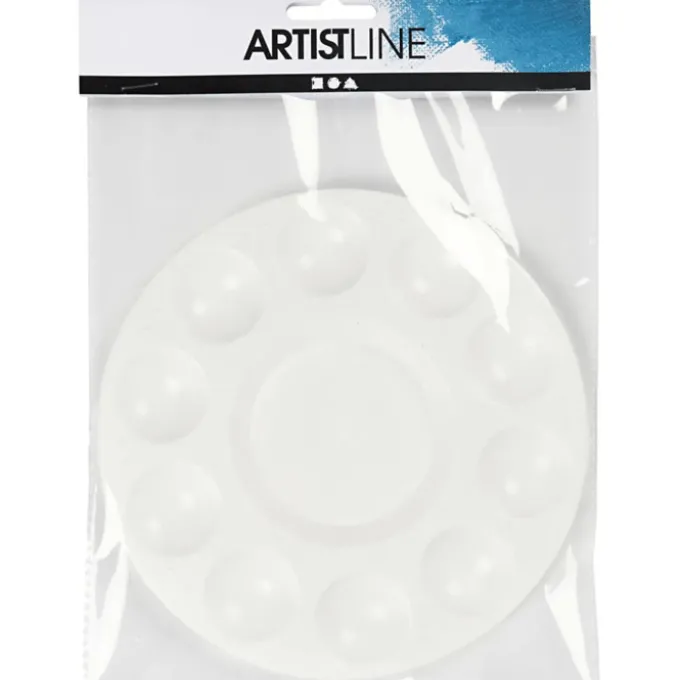 Malepalett i plast - Ø 17 cm