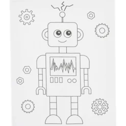 Malerlerret 24 x 30 cm - Robot