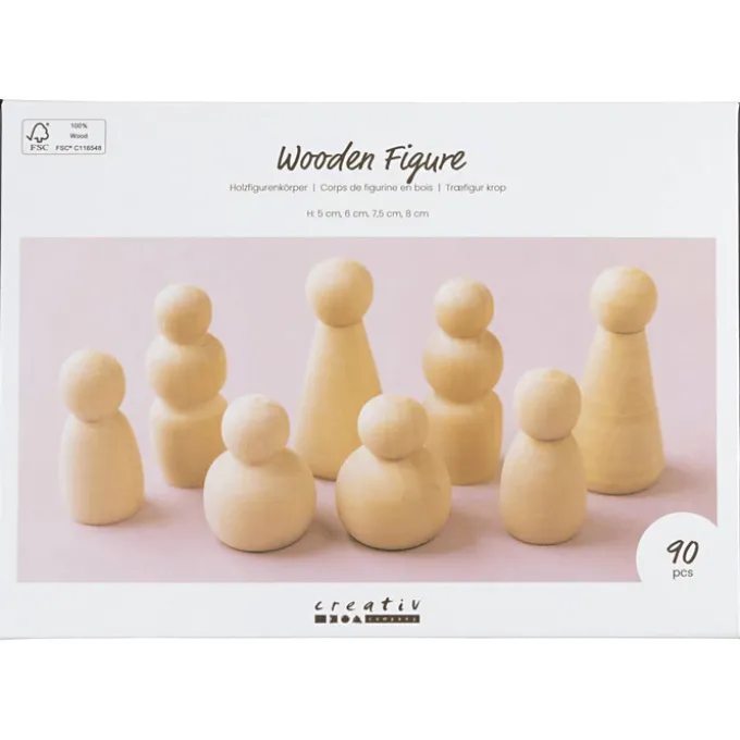 Mal selv - Trefigurer, 90 stk.