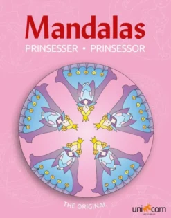 Mandalas malebok - Eventyrlige prinsesser