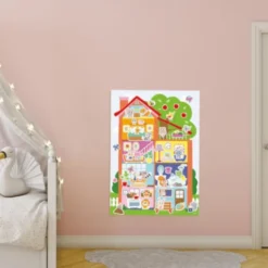My First - Plakat med klistremerker - Mitt hus