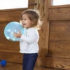 Myk regnbueball med luft - Inkl. kuler