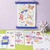 Paint by Numbers, tusjer - Sommerfugler & roboter