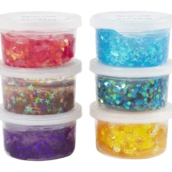 Paljettleire 6 x 60 g - Basisfarger