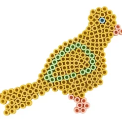Perleplate midi - BioBeads, fugl