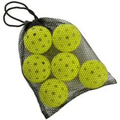 Pickleball-baller for utendørs bruk, 6 stk.