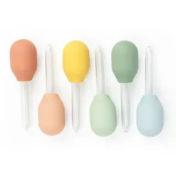 Pipette for sanselek - Pastell, 6 stk