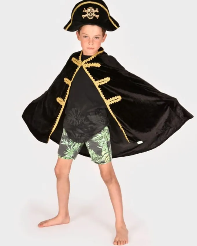 Pirat (kappe + hatt), str. 3-8 år