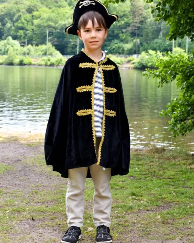 Pirat (kappe + hatt), str. 3-8 år