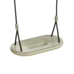 Plasthuske 45 x 24 cm - Salviegrøn (svart tau)