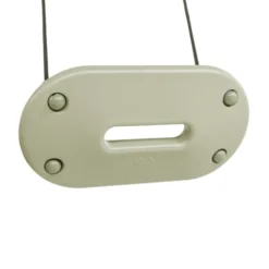 Plasthuske 45 x 24 cm - Salviegrøn (svart tau)
