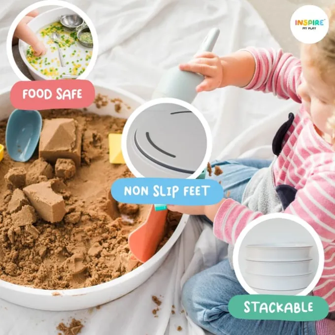 PlayTRAY sansebrett med lokk