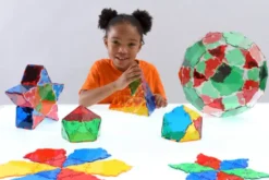 Polydron | Begynnersett | Crystal | 164 stk