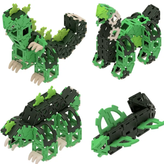 Polydron Large - Dinosaur, 130 deler