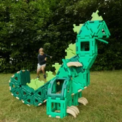 Polydron Large - Dinosaur, 130 deler