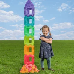 Polydron Large - Gjennomsiktig, 60 deler