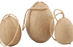 Påskeegg av kartong, 6 stk.