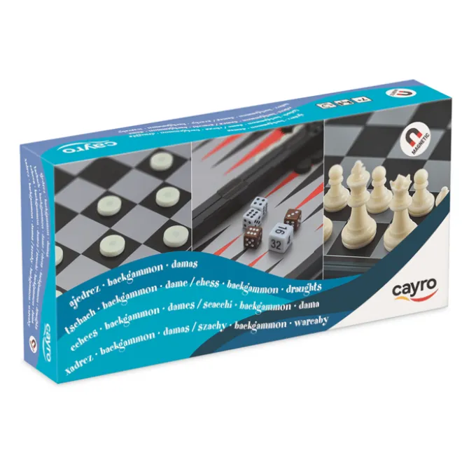 Reisespill - Sjakk, dam og backgammon