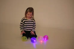 Sanseballer m. LED lys, 4 stk