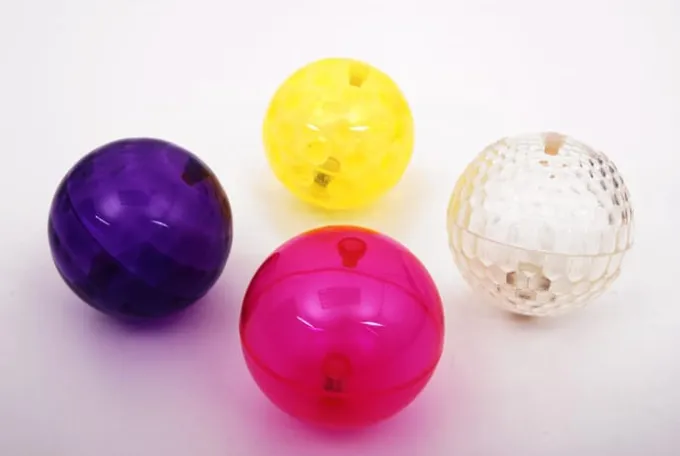 Sanseballer m. LED lys, 4 stk