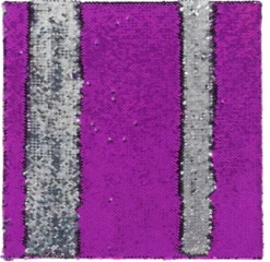 Sansepanel m. paljetter - Lilla/Sølv
