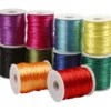 Satengsnor Ø2 mm, 50 m - Sterke farger, 10 stk