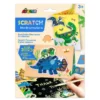 Scratch gratulasjonskort - Dinosaurer, 3 stk.