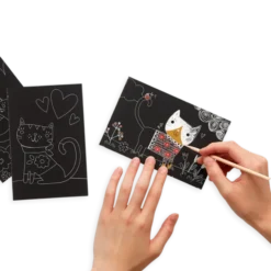 Scratch & Scribble, mini - Søte katter