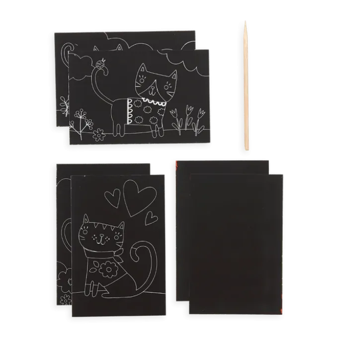 Scratch & Scribble, mini - Søte katter