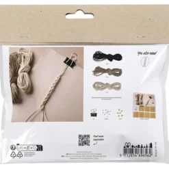 Smykkesett - Macramé armbånd, 3 stk