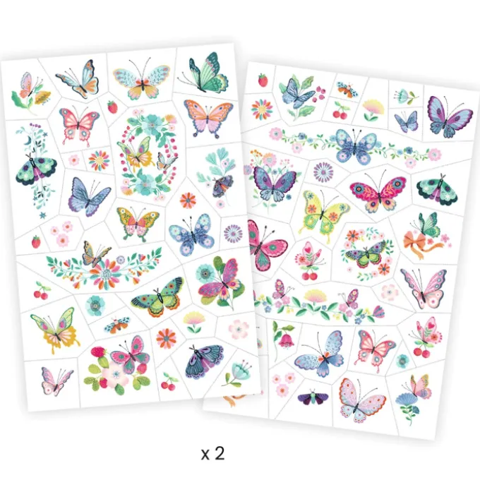 Tatoveringer, Glitter - Sommerfugler
