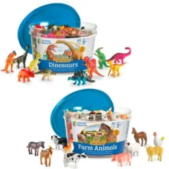 Tell & Sorter - Bondegårdsdyr eller Dinosaurer