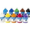 Temperamaling matt - Basisfarger, 10 x 500 ml.