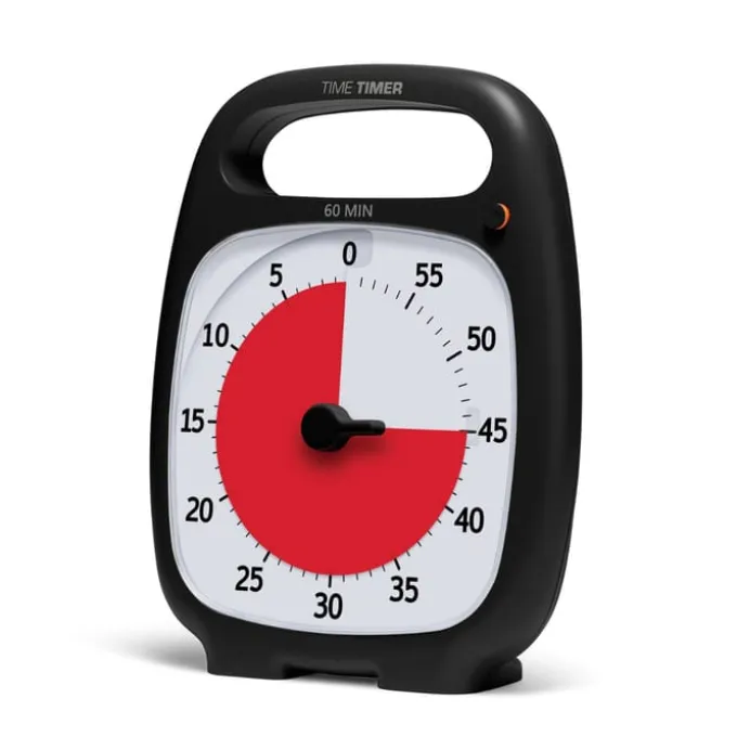 Time Timer PLUS Svart (14x18 cm.) - 1 time