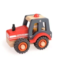 Traktor med gummihjul