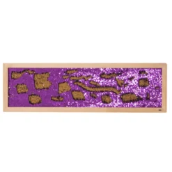Veggpanel m. pailletter - Lilla, 1 stk