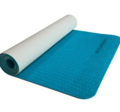 Yogamatte 183 x 61 cm - Blå/Grå